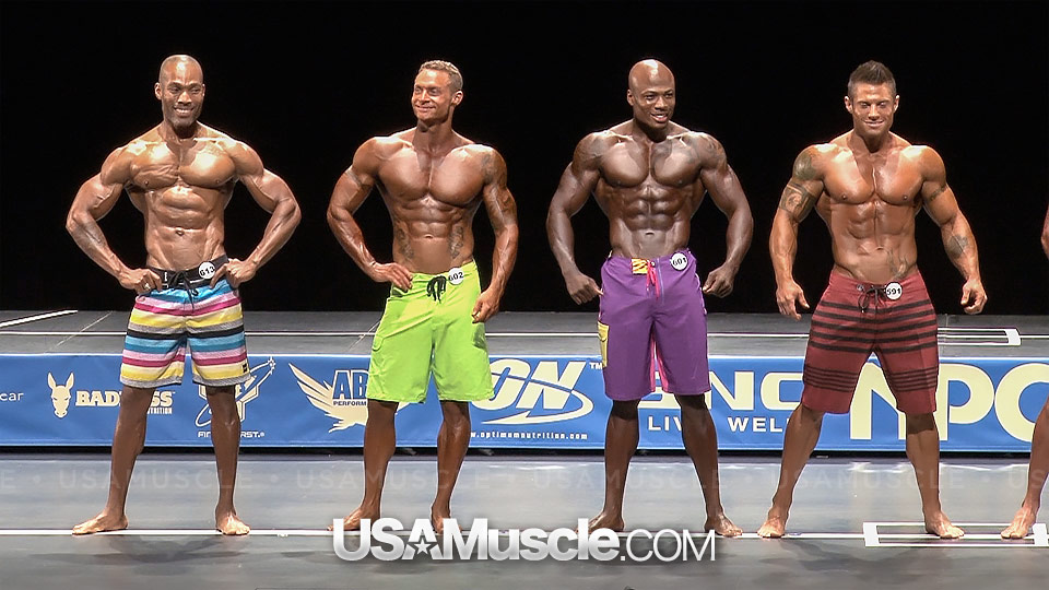 Photo from 2013 NPC National Championships Men’s Physique Prejudging
