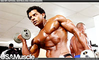 Image from 2008 NPC National Bodybuilding Championships Men’s Pump Room Part One