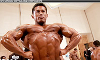 Image from 2009 NPC National Bodybuilding Championships Men’s Pump Room Part 1