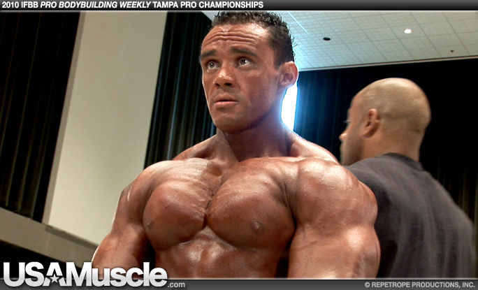 2010 IFBB PBW Tampa Pro Bodybuilding Championships Men’s Pump Room Part 2