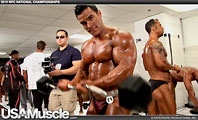 Image from 2010 NPC National Bodybuilding Championships Men’s Pump Room Part 2
