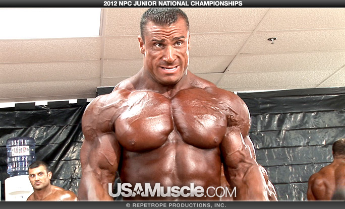 2012 NPC Juniors Nationals Men’s Bodybuilding Pump Room Part 3
