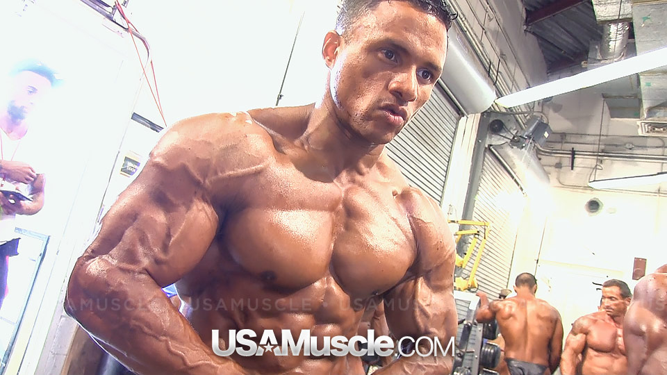 2013 NPC National Championships Men’s Bodybuilding Pump Room Part 1