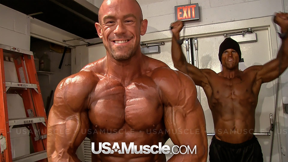 2013 NPC National Championships Men’s Bodybuilding Pump Room Part 3