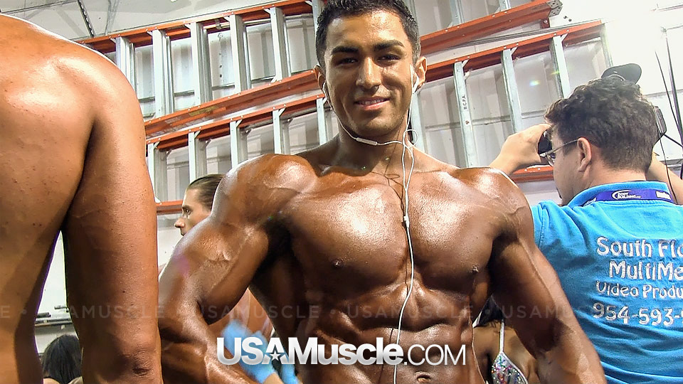 2013 NPC National Championships Men’s Physique Pump Room Part 2