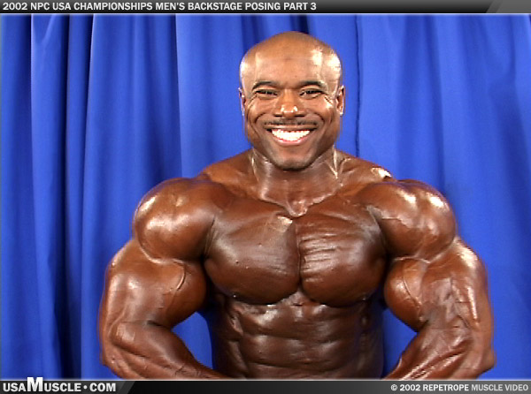 2002 NPC USA Men’s Backstage Posing Part 3