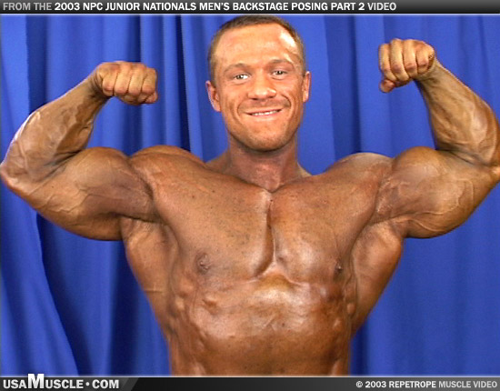 2003 NPC Juniors National Championships Men’s Backstage Posing Part 2