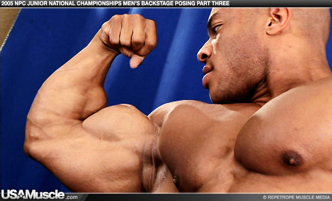 2005 NPC Juniors National Championships Men’s Backstage Posing Part 3