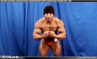 Image from 2005 NPC National Bodybuilding Championships Men’s Backstage Posing Part 2