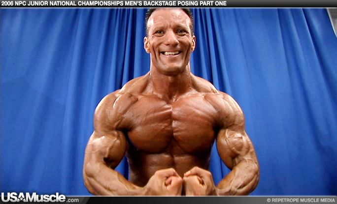 2006 NPC Junior National Championships Men’s Backstage Posing Part 1