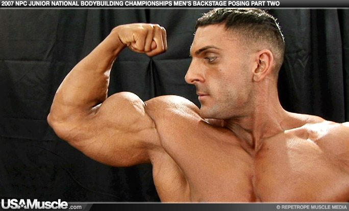 2007 NPC Juniors National Championships Men’s Backstage Posing Part 2