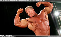 Image from 2007 NPC National Bodybuilding Championships Men’s Backstage Posing Part 2