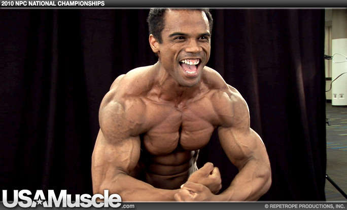 2010 NPC National Bodybuilding Championships Men’s Backstage Posing Part 1