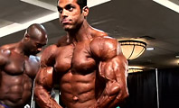 Clip preview from 2009 NPC Masters National Bodybuilding Championships Men’s Pump Room Part 3