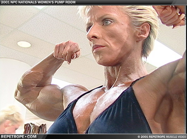 Photo from 2001 NPC Nationals Women’s Bodybuilding Pump Room