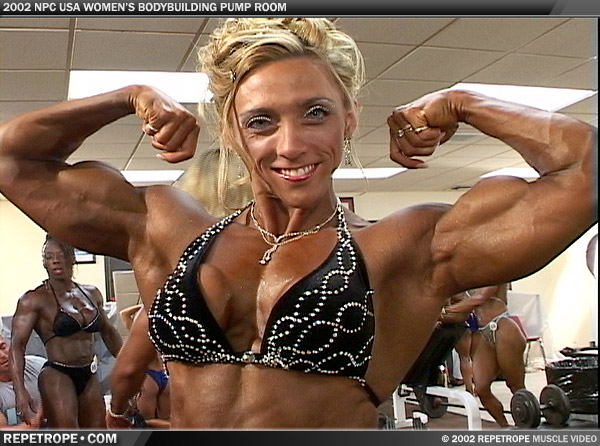 Photo from 2002 NPC USA Women’s Bodybuilding Pump Room