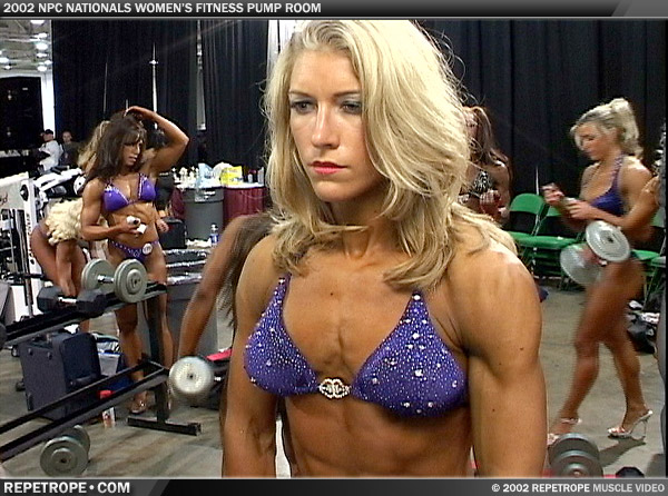 2002 NPC Nationals Women’s Fitness Pump Room